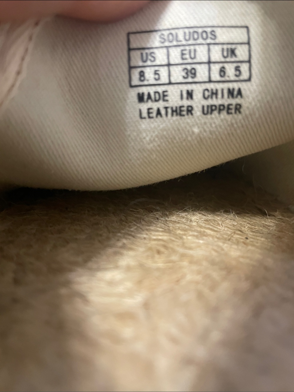 Soludos Tan Brown Leather Espadrille Slip-On - Picture 4 of 4